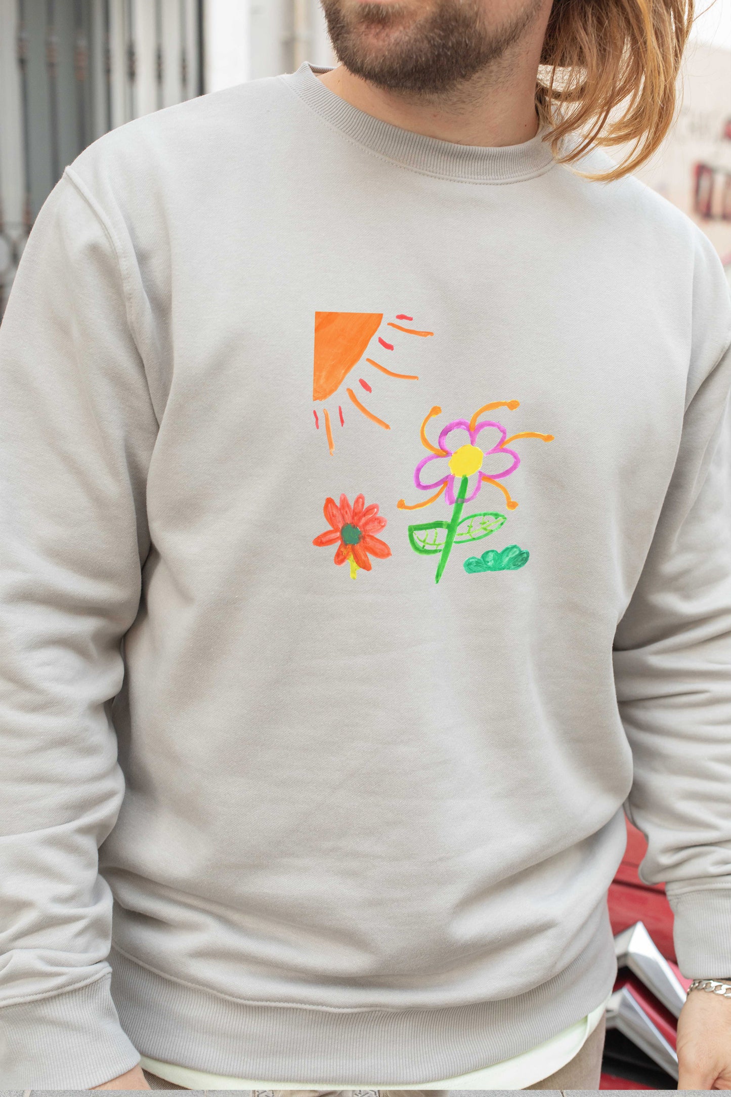 Regalo Día del Padre – Sudadera personalizada con el dibujo de tu hijo